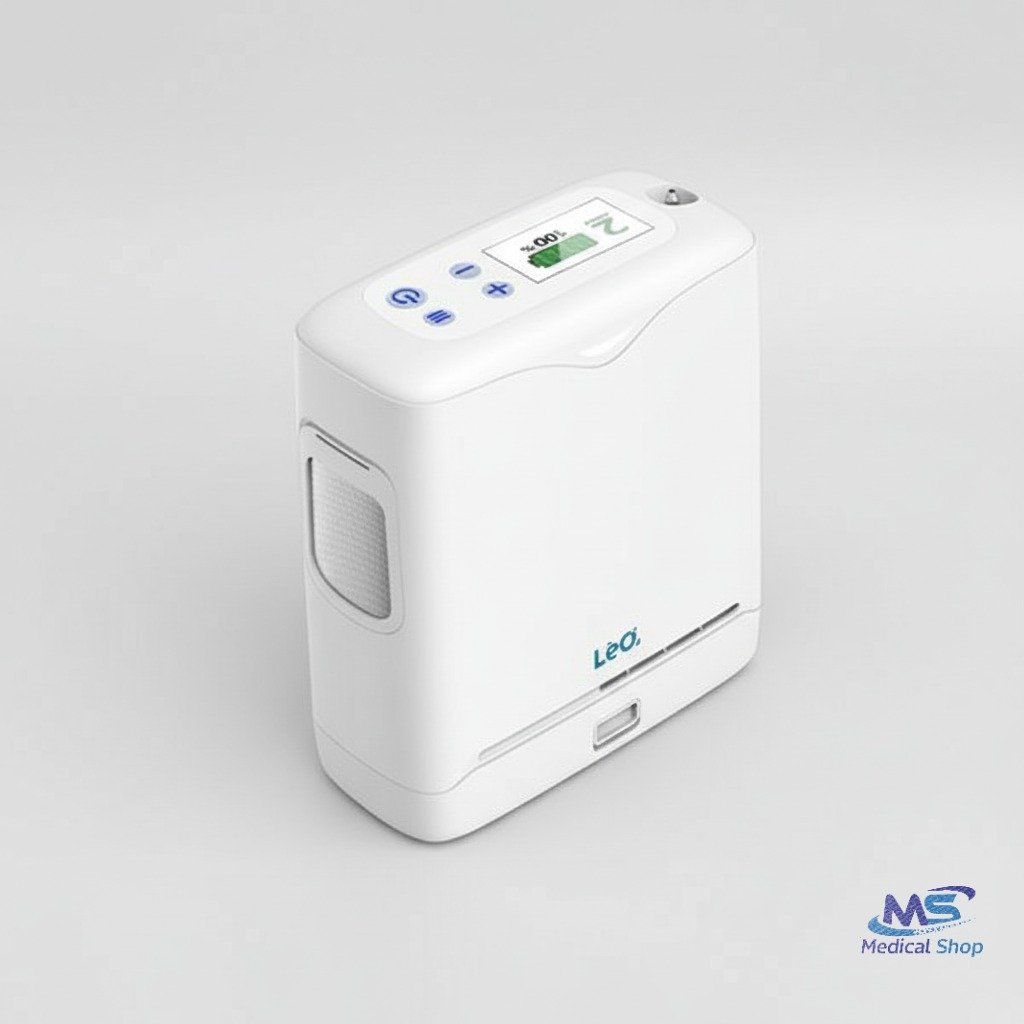 prostudio-ai-portable-oxygen-concentrator-d7b5a7 Leyoung LeO2 P60 Portable rechargeable Oxygen Concentrator - Image 1