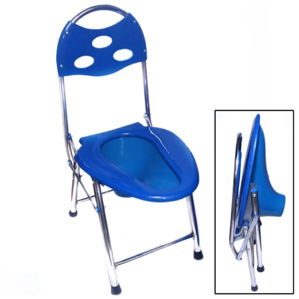 Heavy Stainless Steel Folding Commode Chair Price in Bangladesh
