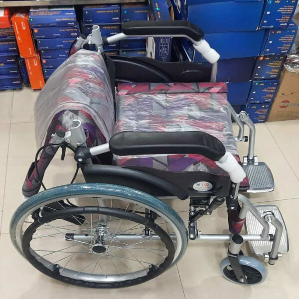 Material: Aluminum Alloy and Nylon Fabric Wheelchair Weight: 12Kg (Approx.) Rear Wheel Diameter: 20 inch Age Group: Teen, Adult and Senior Product Origin: China