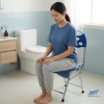 Heavy Stainless Steel Folding Commode Chair Price in Bangladesh - Image 2