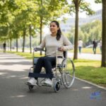 Folding Standard Comfortable Wheelchair Price in BD - Image 2