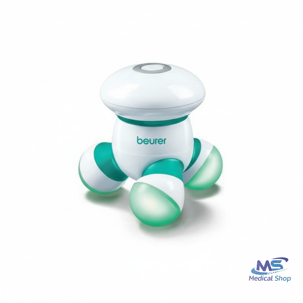 prostudio-ai-mini-massager-765337 Portable Beurer Handheld Mini Body Massager with LED light, Comfortable Vibration, Easy Hand Grip, MG16 - Image 1