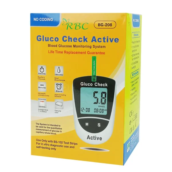 Gluco Check Active Blood Glucose Monitor